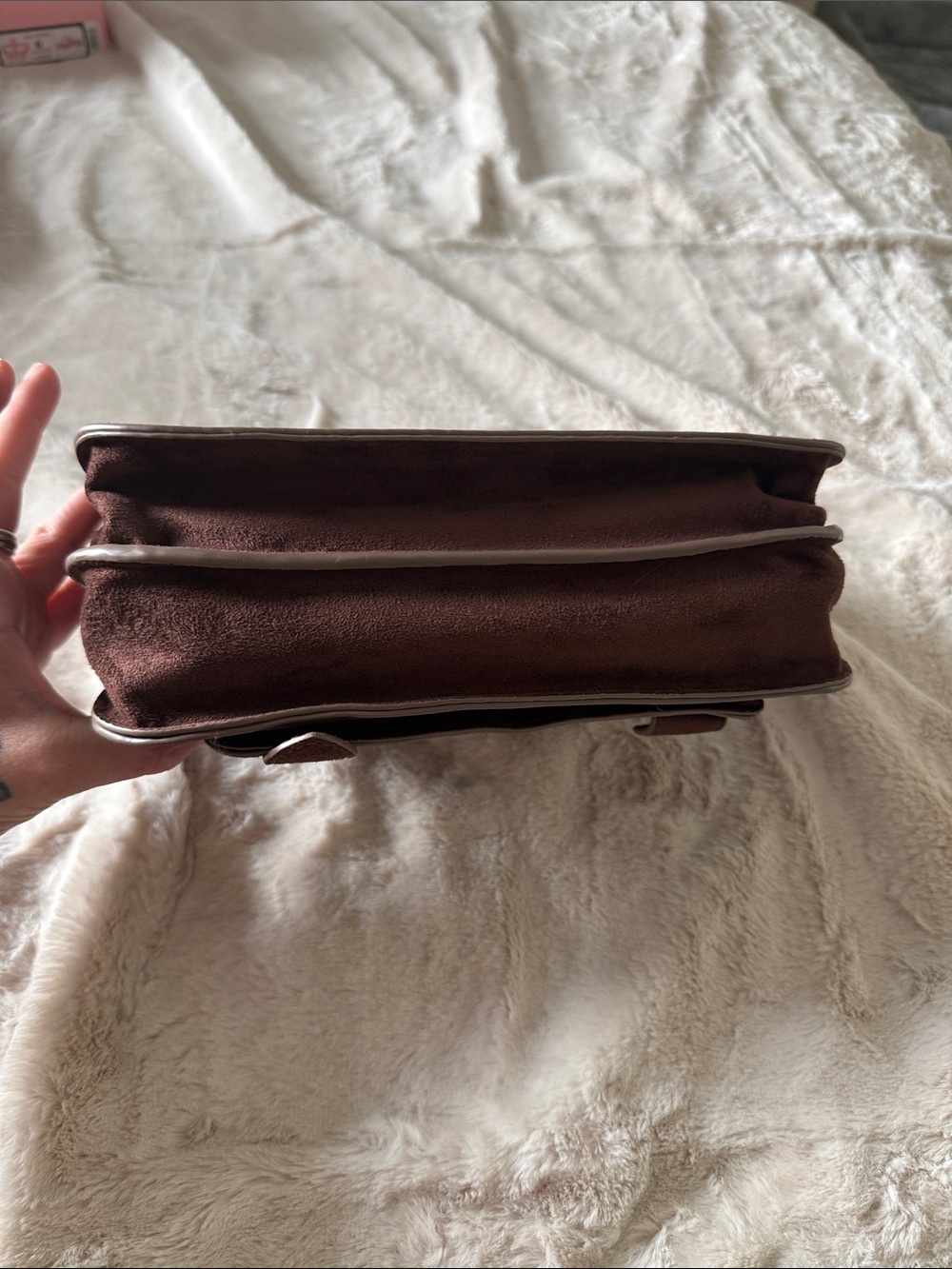 NWT Devil Wears Prada Women's Brown Satchel Crossbody Bag - Picture 5 of 5
